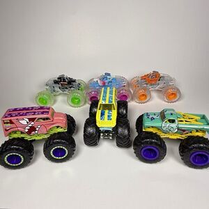 Hot Wheels Monster Jam Sponge Bob + PATRICK + Plankton 1:64 Monster SpongeBob